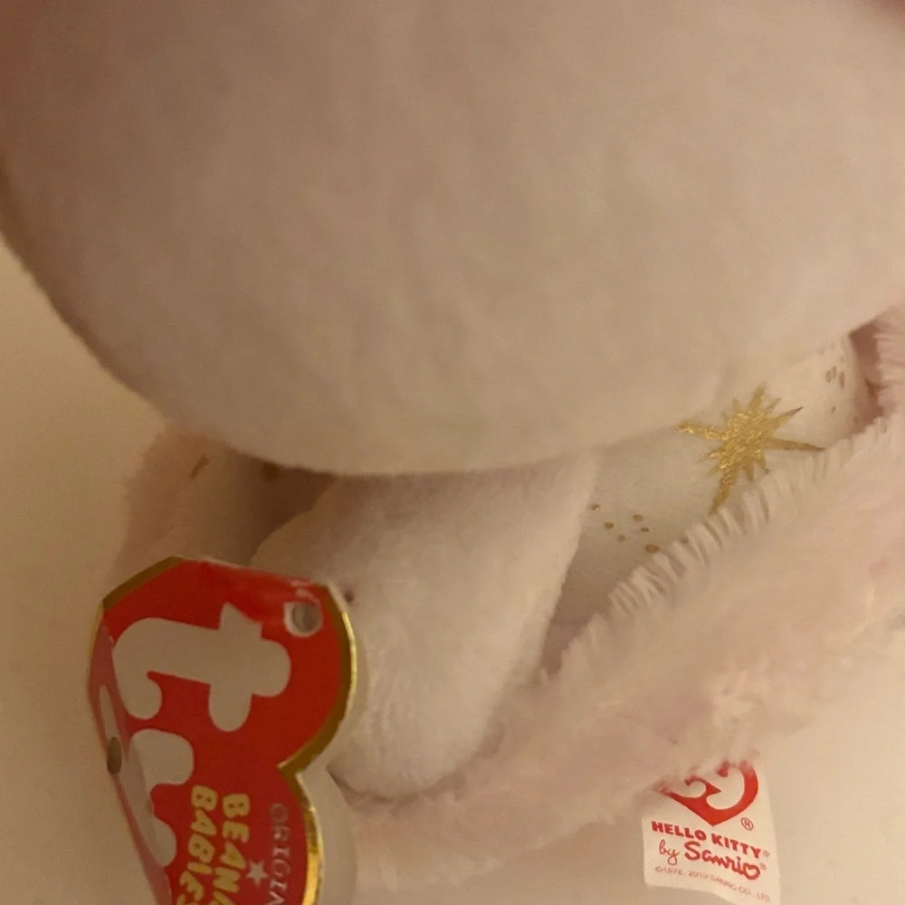 NWT TY Beanie Baby Sanrio Hello Kitty Fairy Star Plush